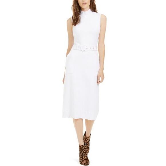 I.N.C WHITE SWEATER DRESS SIZE SMALL NWOT - Picture 1 of 7